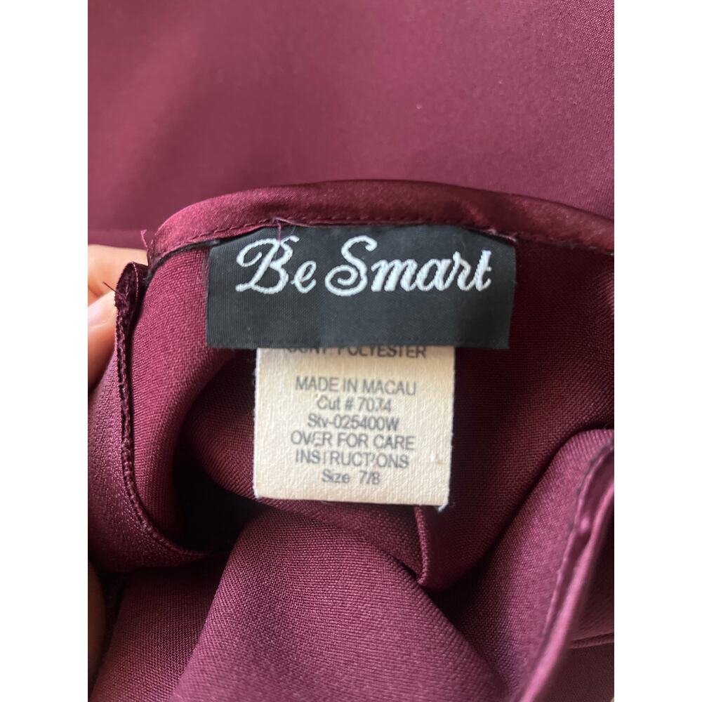 Vintage Be Smart Wine Burgundy Pant Suit - Picture 6 of 6